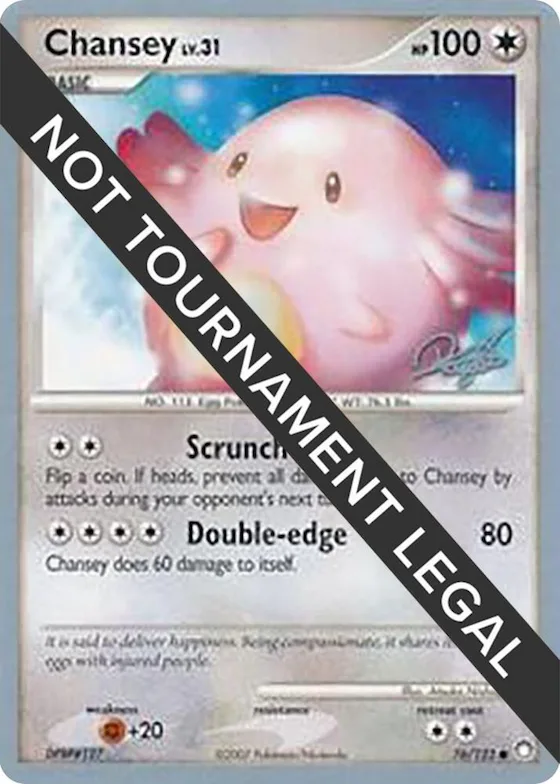Chansey - 2008 (Paul Atanassov) #76 – World Championship Decks