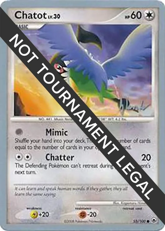 Chatot - 2008 (Dylan Lefavour) #55 – World Championship Decks