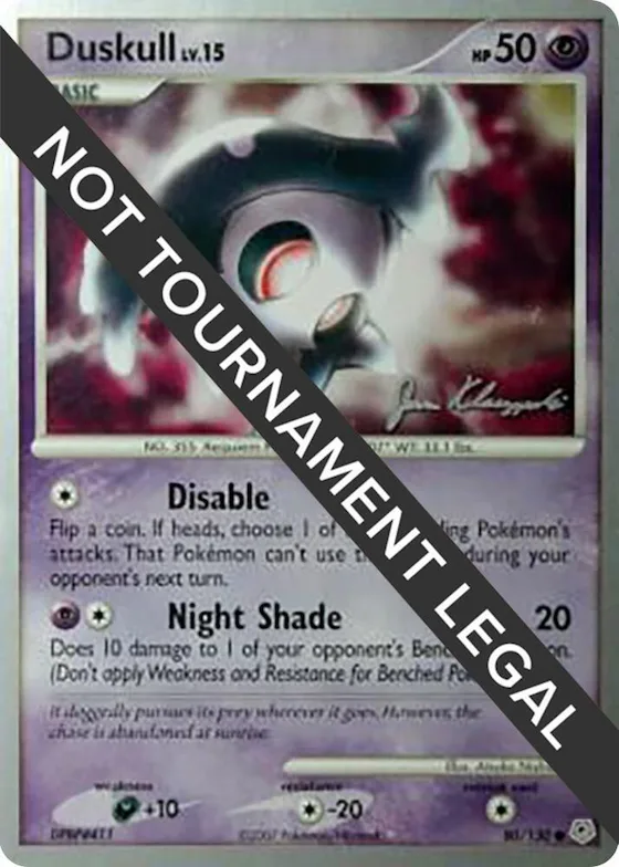 Duskull - 2008 (Jason Klaczynski) #80 – World Championship Decks
