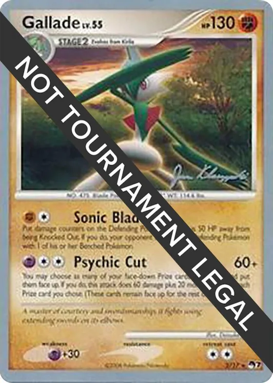Gallade - 2008 (Jason Klaczynski) #2 – World Championship Decks