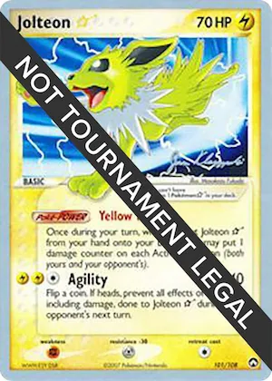 Jolteon Star - 2008 (Jason Klaczynski) #101 – World Championship Decks