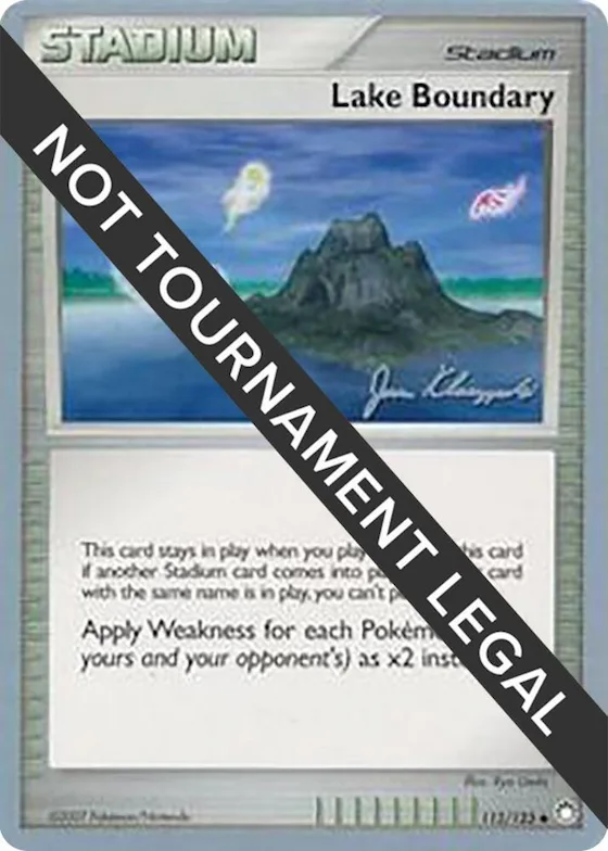 Lake Boundary - 2008 (Jason Klaczynski) #112 – World Championship Decks
