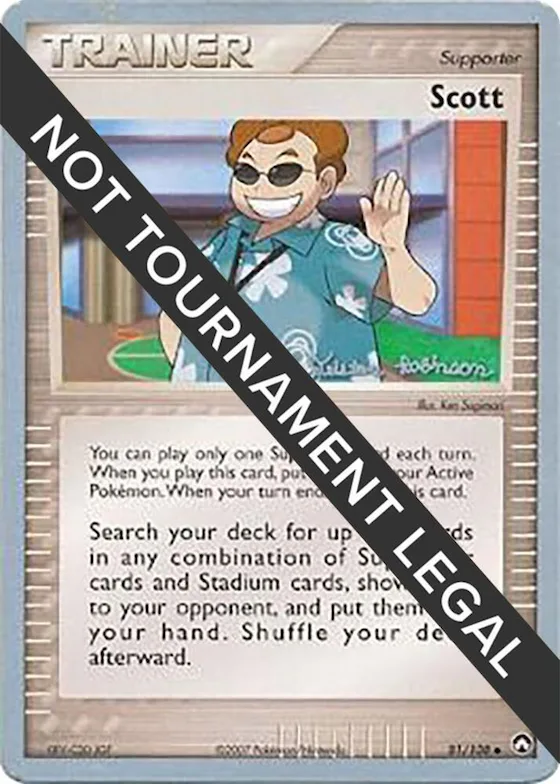Scott - 2008 (Tristan Robinson) #81 – World Championship Decks