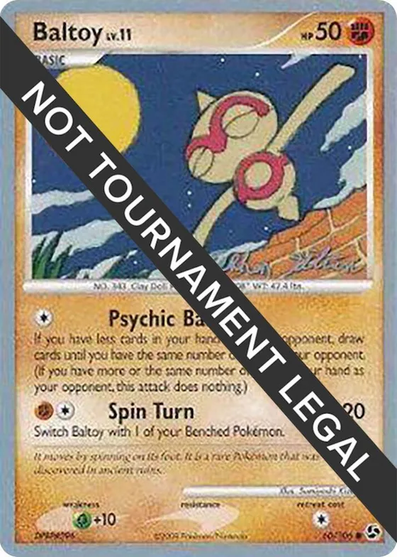 Baltoy - 2009 (Stephen Silvestro) #60 – World Championship Decks