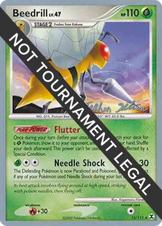 Beedrill (15) - 2009 (Stephen Silvestro) #15 – World Championship Decks