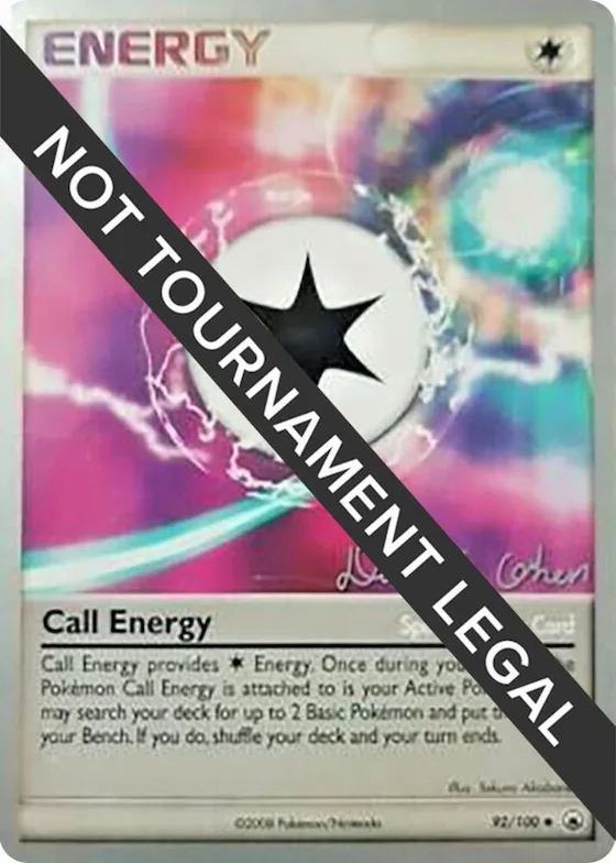 Call Energy - 2009 (David Cohen) #92 – World Championship Decks
