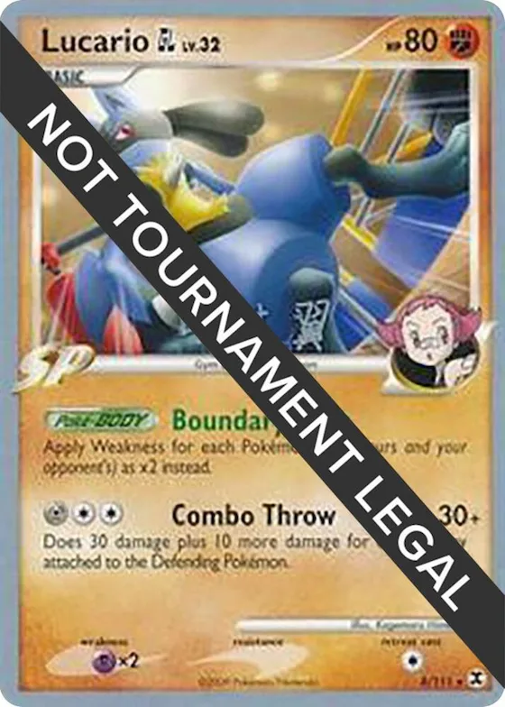 Lucario GL - 2009 (Tsubasa Nakamura) #8 – World Championship Decks
