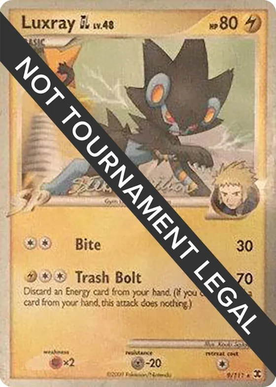 Luxray GL - 2009 (Stephen Silvestro) #9 – World Championship Decks