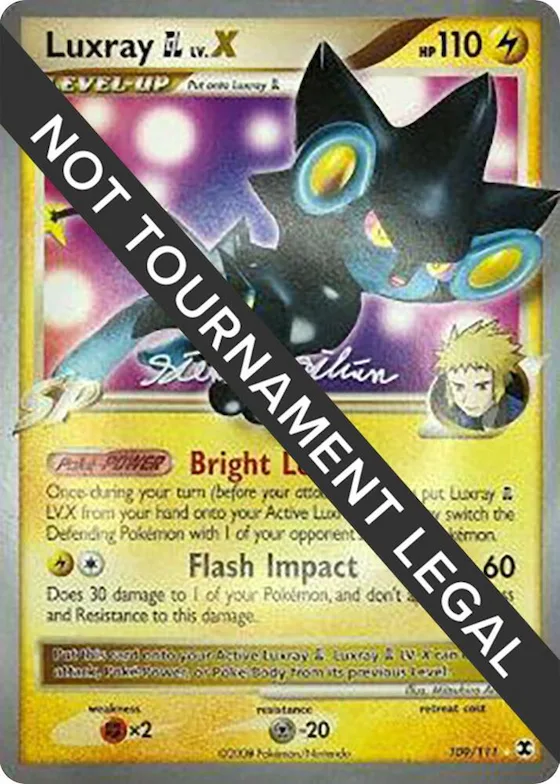 Luxray GL LV.X - 2009 (Stephen Silvestro) #109 – World Championship Decks