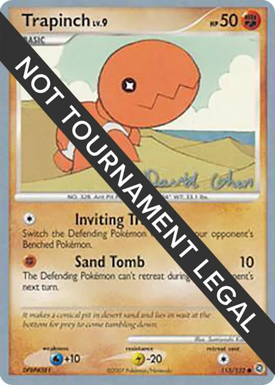 Trapinch - 2009 (David Cohen) #115 – World Championship Decks