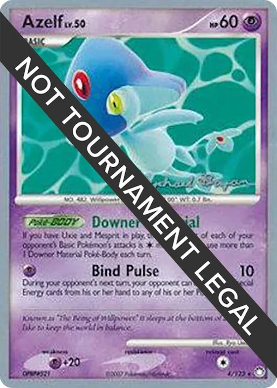 Azelf (4) - 2010 (Mychael Bryan) #4 – World Championship Decks