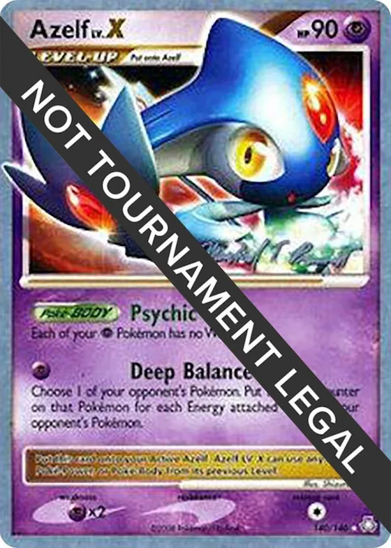 Azelf LV.X - 2010 (Michael Pramawat) #140 – World Championship Decks
