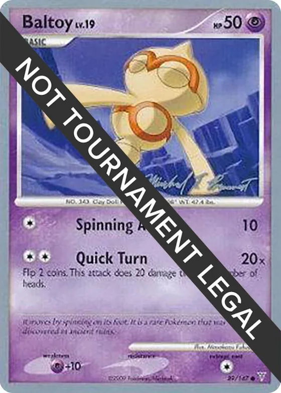 Baltoy - 2010 (Michael Pramawat) #89 – World Championship Decks