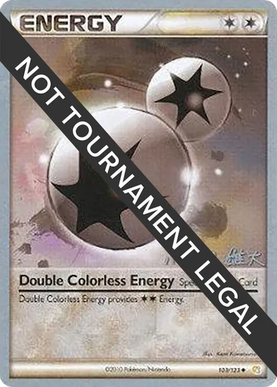 Double Colorless Energy - 2010 (Yuta Komatsuda) #103 – World Championship Decks