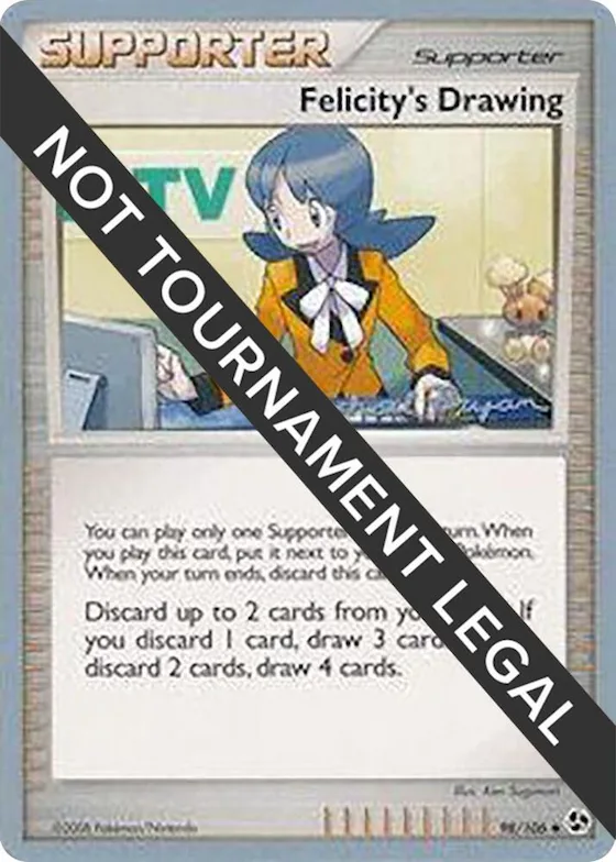 Felicity's Drawing - 2010 (Mychael Bryan) #98 – World Championship Decks