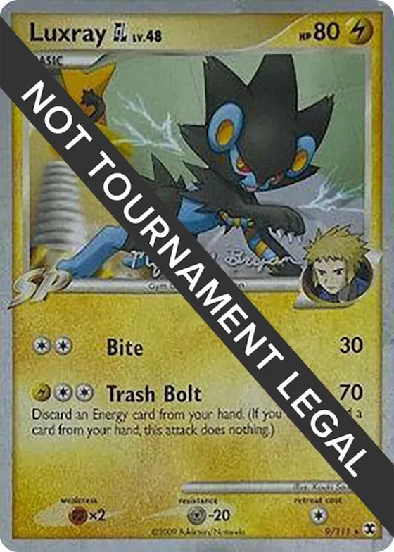 Luxray GL - 2010 (Mychael Bryan) #9 – World Championship Decks