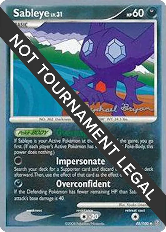 Sableye - 2010 (Mychael Bryan) #48 – World Championship Decks