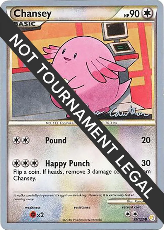 Chansey - 2011 (Ross Cawthon) #58 – World Championship Decks