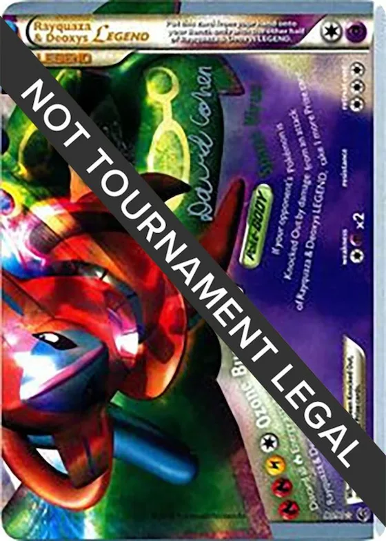 Rayquaza & Deoxys Legend (90) - 2011 (David Cohen) #90 – World Championship Decks