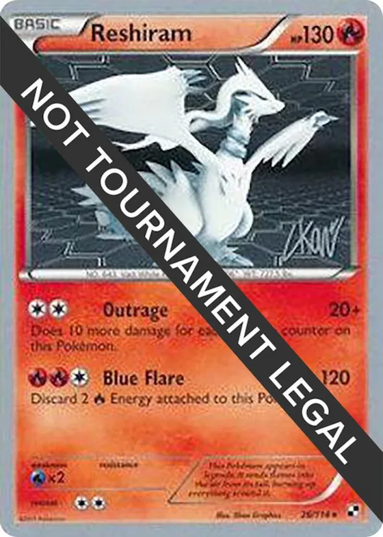 Reshiram - 2011 (Christopher Kan) #26 – World Championship Decks