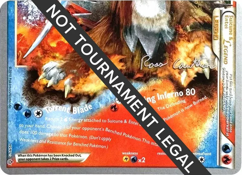 Suicune & Entei Legend LEGEND (95) - 2011 (Ross Cawthon) #95 – World Championship Decks