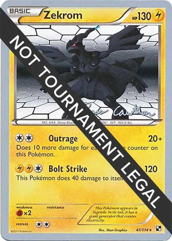 Zekrom - 2011 (Ross Cawthon) #47 – World Championship Decks