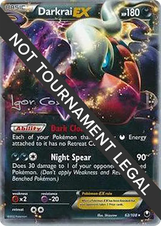 Darkrai EX - 2012 (Igor Costa) #63 – World Championship Decks