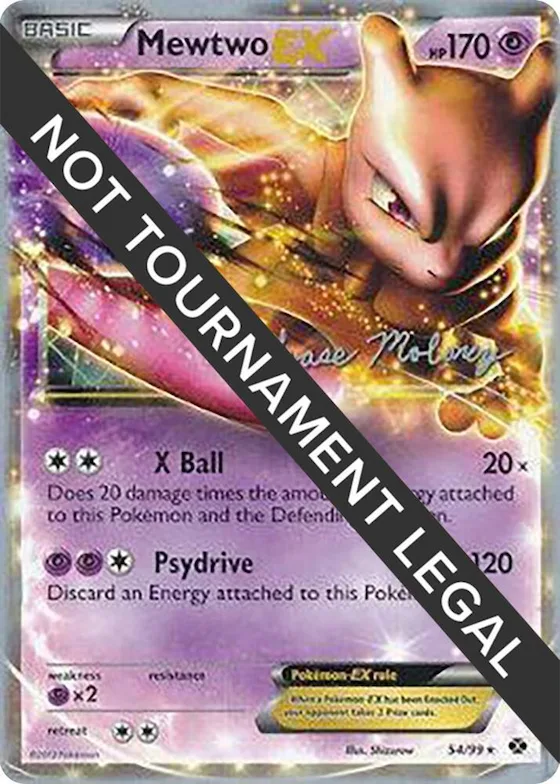 Mewtwo EX - 2012 (Chase Moloney) #54 – World Championship Decks