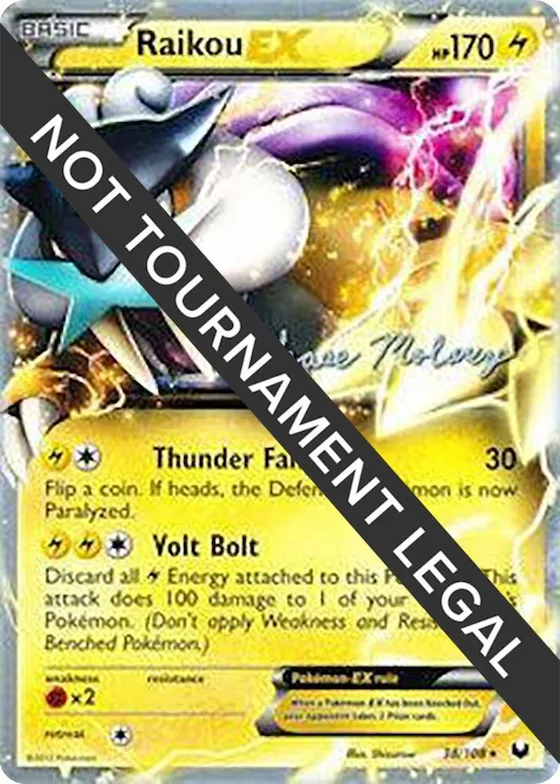 Raikou EX - 2012 (Chase Moloney) #38 – World Championship Decks