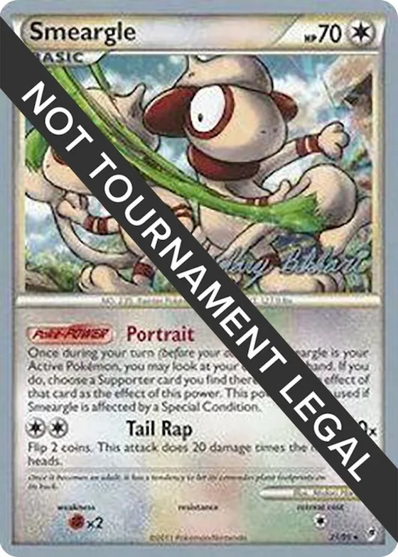 Smeargle - 2012 (Zachary Bokhari) #21 – World Championship Decks