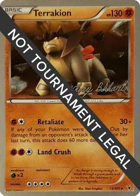 Terrakion - 2012 (Zachary Bokhari) #73 – World Championship Decks