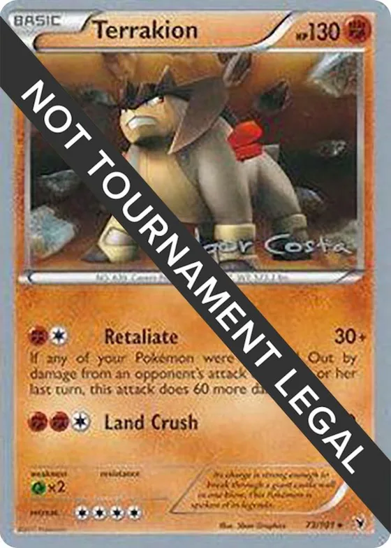 Terrakion - 2012 (Igor Costa) #73 – World Championship Decks