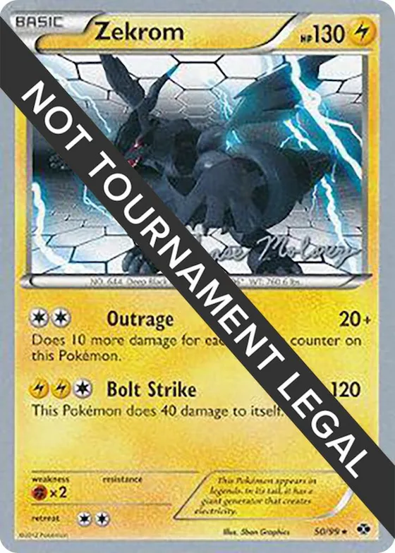 Zekrom - 2012 (Chase Moloney) #50 – World Championship Decks