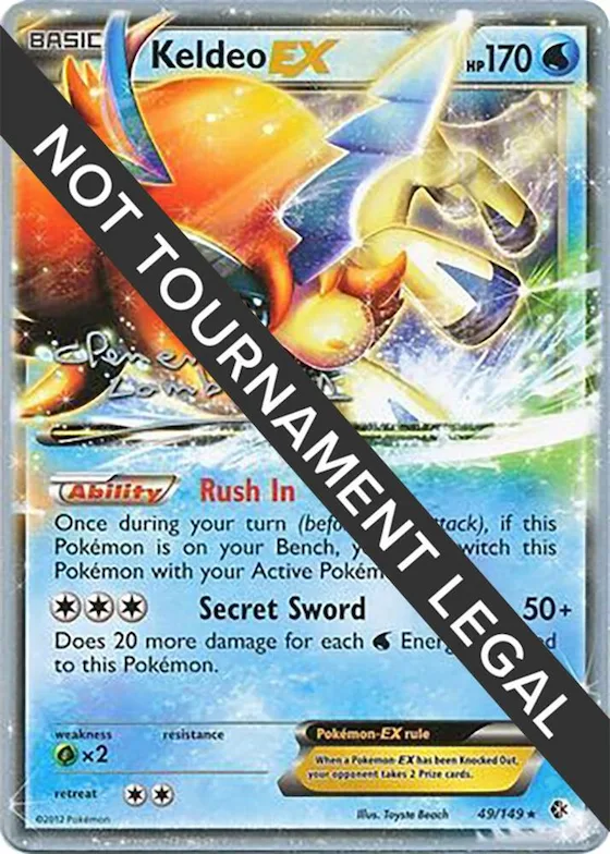 Keldeo EX - 2013 (Clement Lamberton) #49 – World Championship Decks