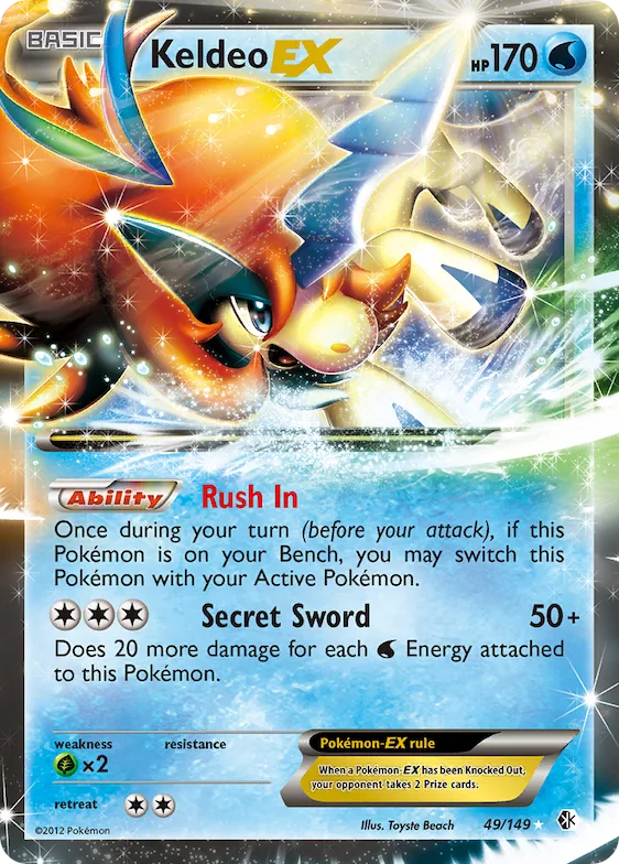 Keldeo EX - 2013 (Jason Klaczynski) #49 – World Championship Decks