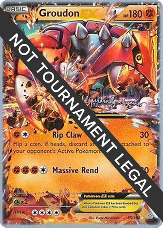 Groudon EX - 2015 (Alejandro Ng-Guzman) #85 – World Championship Decks