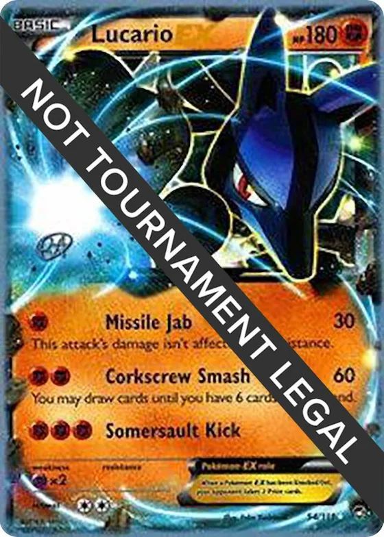Lucario EX - 2015 (Rowan Stavenow) #54 – World Championship Decks