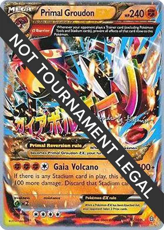 Primal Groudon EX - 2015 (Alejandro Ng-Guzman) #86 – World Championship Decks