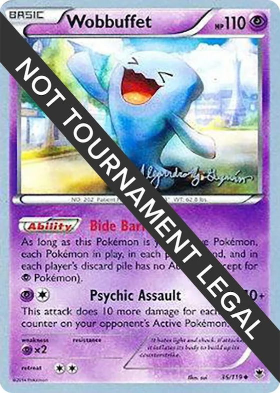 Wobbuffet - 2015 (Alejandro Ng-Guzman) #36 – World Championship Decks
