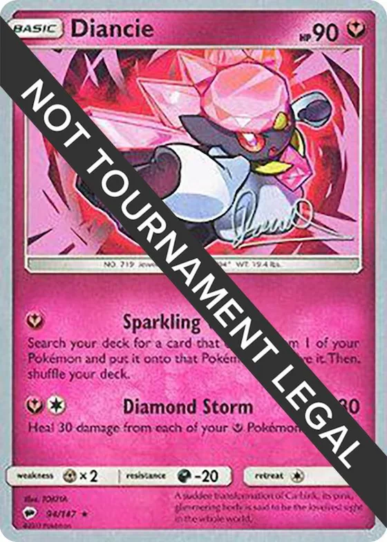 Diancie - 2017 (Diego Cassiraga) #94 – World Championship Decks
