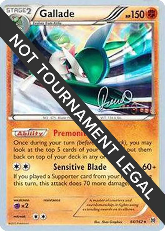 Gallade - 2017 (Diego Cassiraga) #84 – World Championship Decks