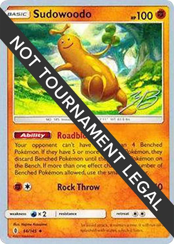 Sudowoodo - 2017 (Zachary Bokhari) #66 – World Championship Decks