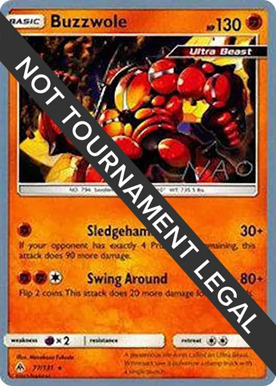 Buzzwole - 2018 (Naohito Inoue) #77 – World Championship Decks