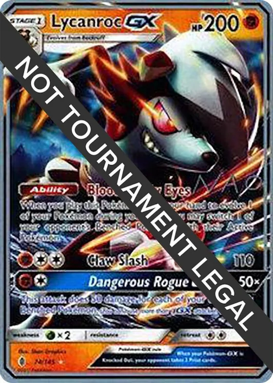 Lycanroc GX - 2018 (Naohito Inoue) #74 – World Championship Decks