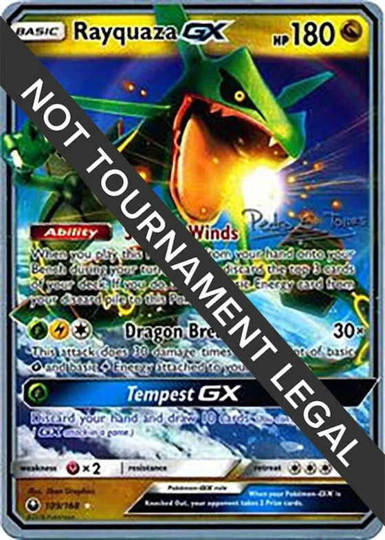 Rayquaza GX - 2018 (Pedro Eugenio Torres) #109 – World Championship Decks