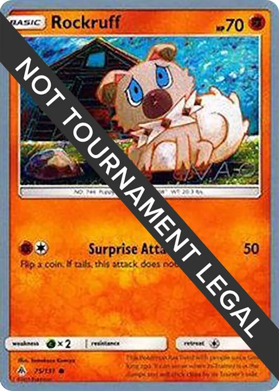 Rockruff - 2018 (Naohito Inoue) #75 – World Championship Decks