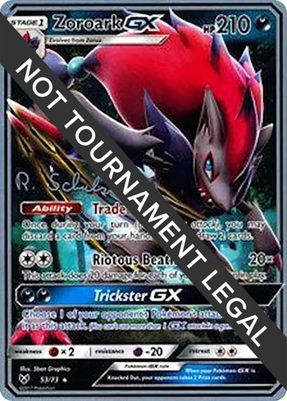 Zoroark GX - 2018 (Robin Schulz) #53 – World Championship Decks