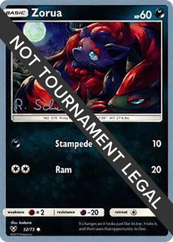 Zorua - 2018 (Robin Schulz) #52 – World Championship Decks