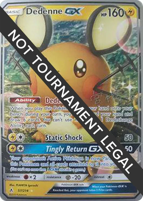 Dedenne GX - 2019 (Haruki Miyamoto) #57 – World Championship Decks