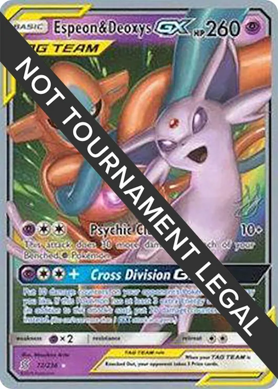 Espeon & Deoxys GX - 2019 (Henry Brand) #72 – World Championship Decks
